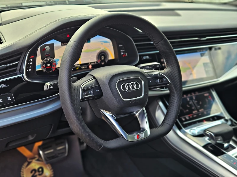 Audi Q8 3xS-LINE/DISTR/PANO/3DCAM/B&O/МАСАЖ/ПОДГРEB/AIR/LI, снимка 10 - Автомобили и джипове - 51270069