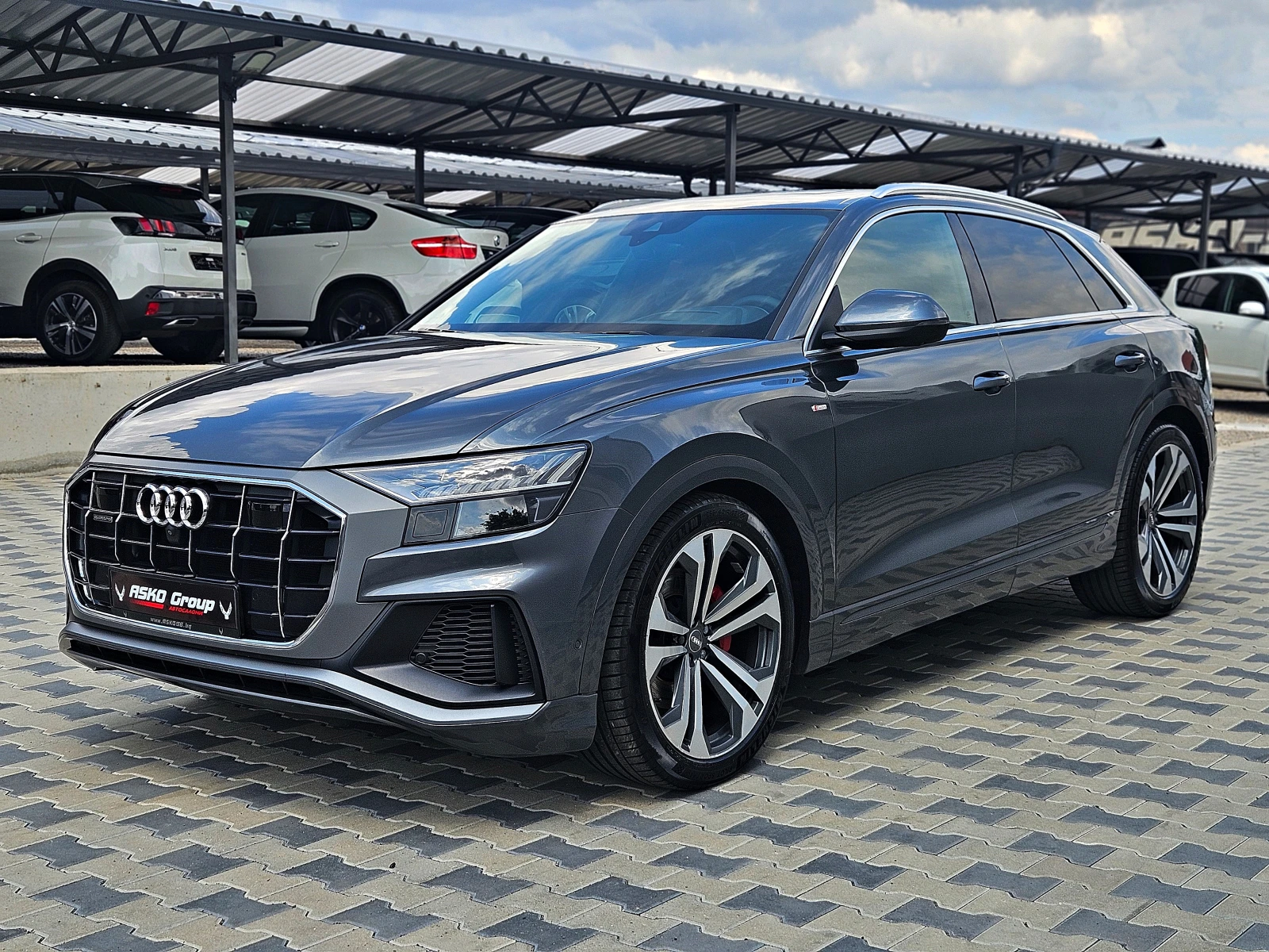 Audi Q8 3xS-LINE/DISTR/PANO/3DCAM/B&O/МАСАЖ/ПОДГРEB/AIR/LI, снимка 1