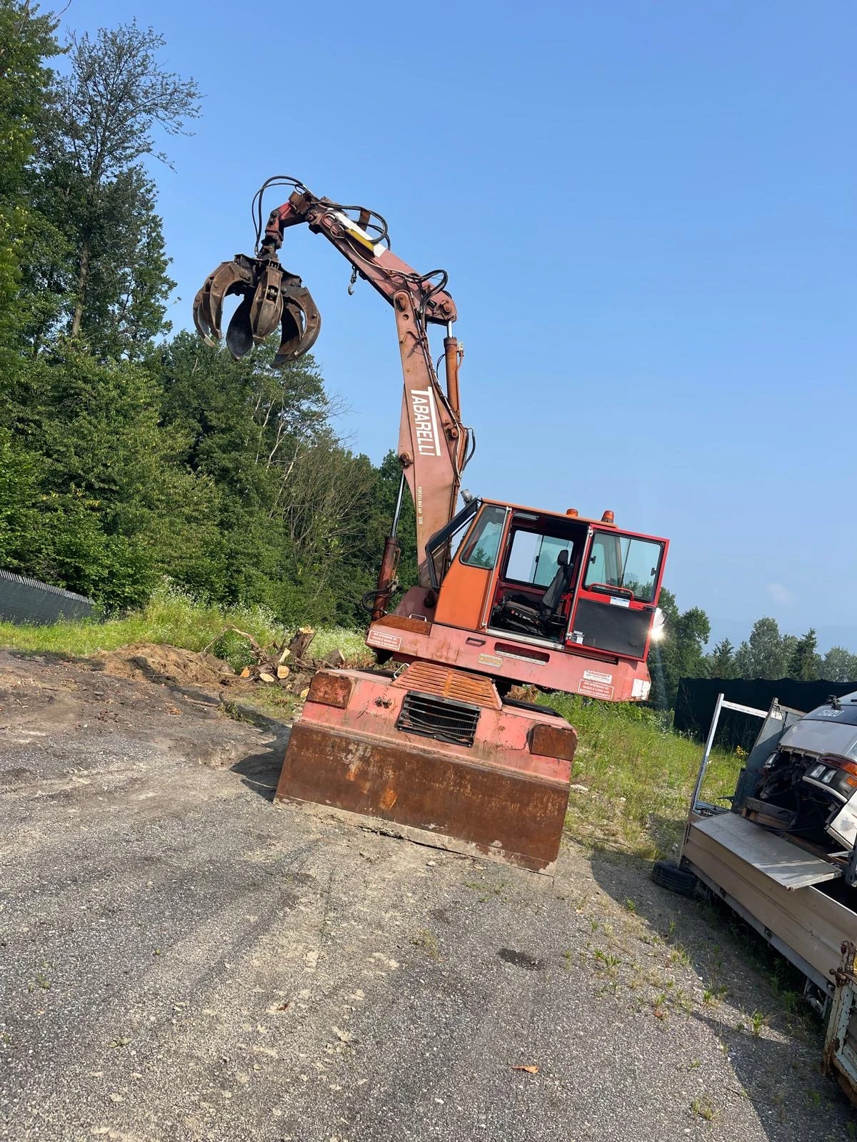 Автокран Друга марка БАГЕР С ХИДРАВЛИЧНА  ЩИПКА MINELLI  ТАВ 380 , снимка 7 - Индустриална техника - 53915486