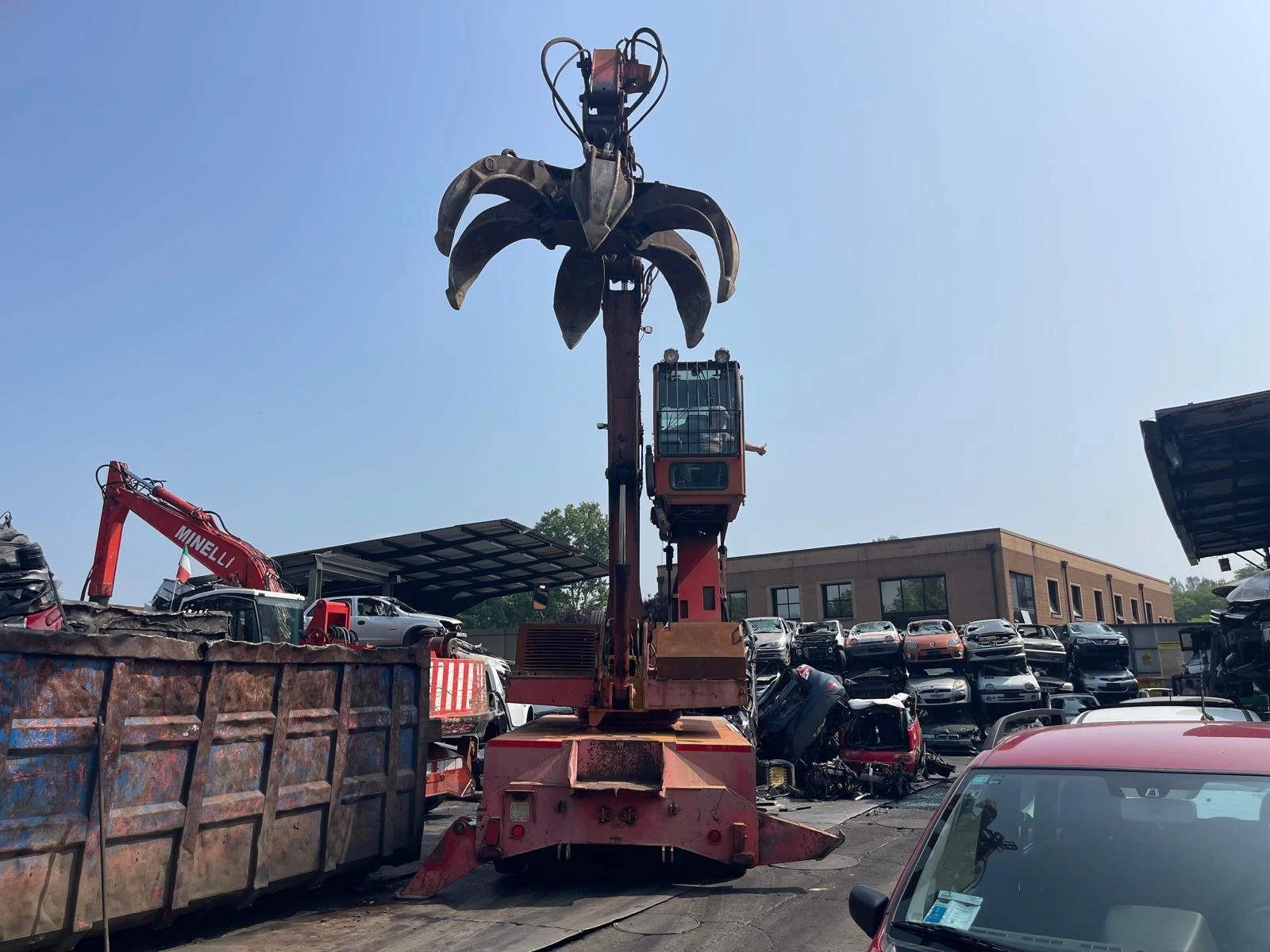 Автокран Друга марка БАГЕР С ХИДРАВЛИЧНА  ЩИПКА MINELLI  ТАВ 380 , снимка 5 - Индустриална техника - 53915486