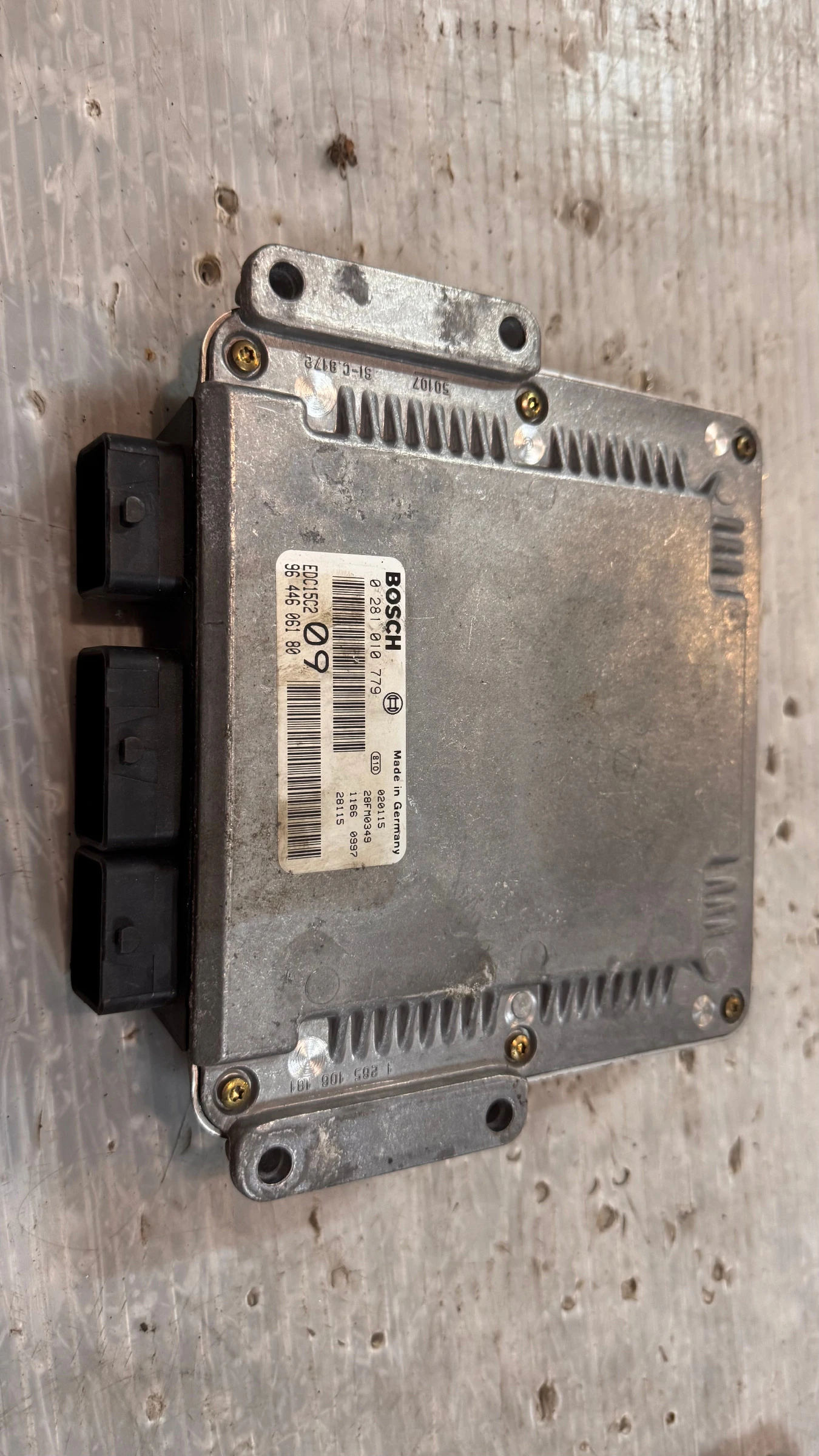    / ECU /    Peugeot 307 - 9644606180 / 0281010779 /  1265106181 | Mobile.bg   1