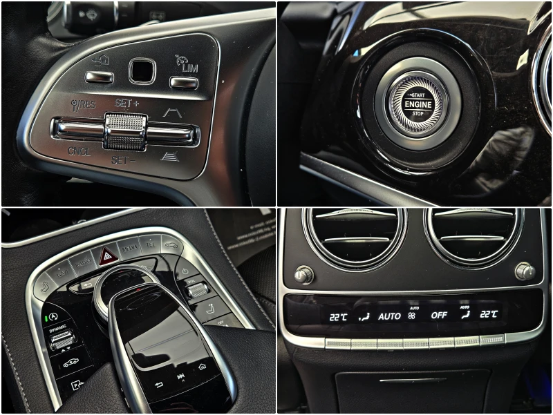 Mercedes-Benz S 350 L/AMG/9G/PANO/360CAMERA/DISTR/BURMESTER/ОБДУХ/LIZI, снимка 11 - Автомобили и джипове - 52617011