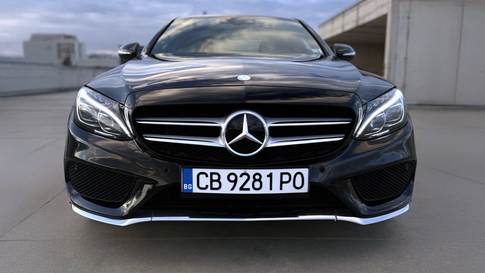Mercedes-Benz C 300 Diesel+ Hybrid, AMG Line, Burmester | Mobile.bg   2