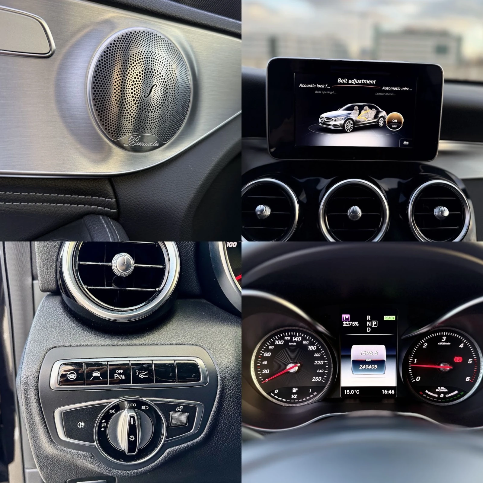 Mercedes-Benz C 300 Diesel+ Hybrid, AMG Line, Burmester | Mobile.bg   12