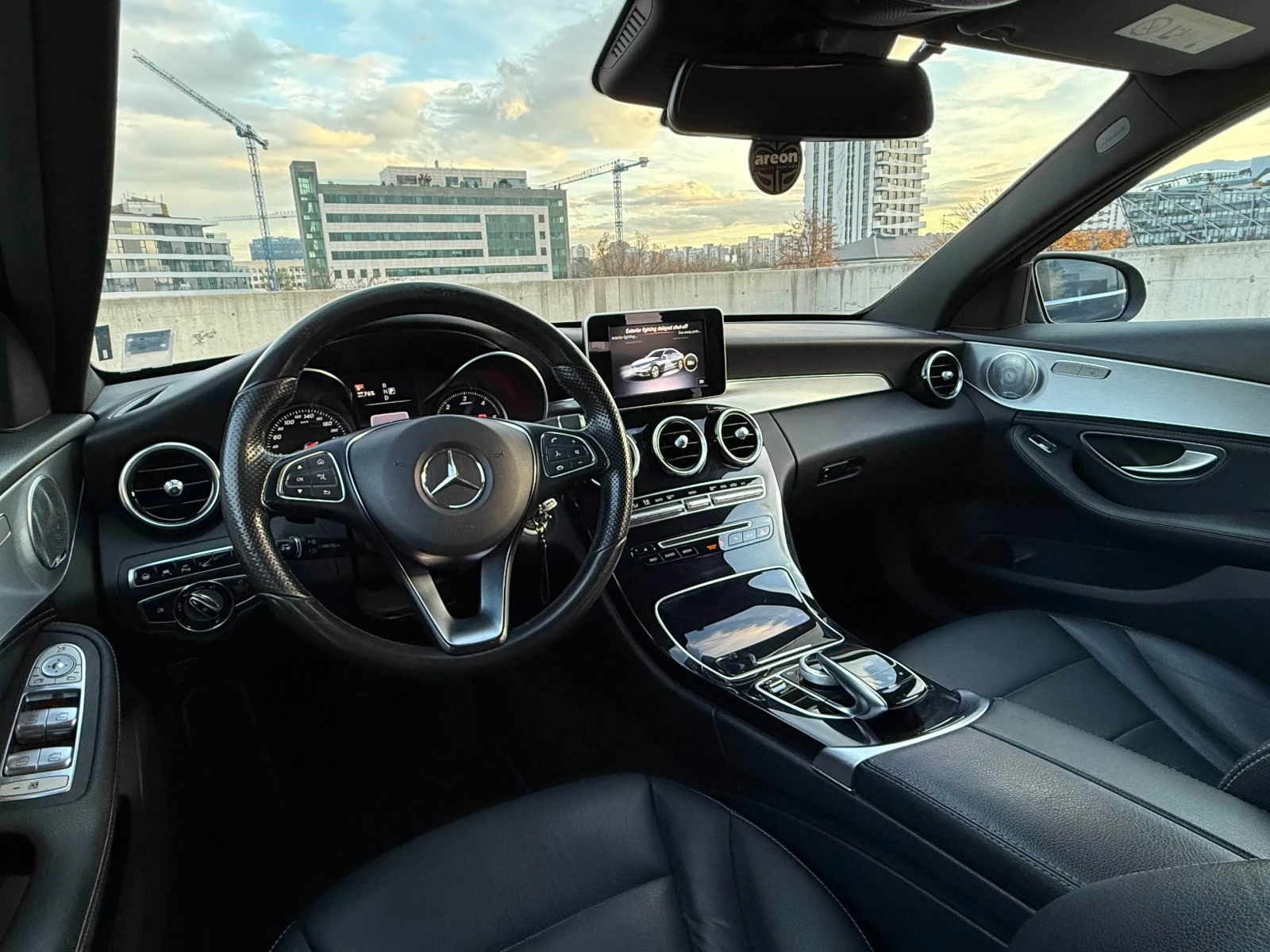 Mercedes-Benz C 300 Diesel+ Hybrid, AMG Line, Burmester | Mobile.bg   9