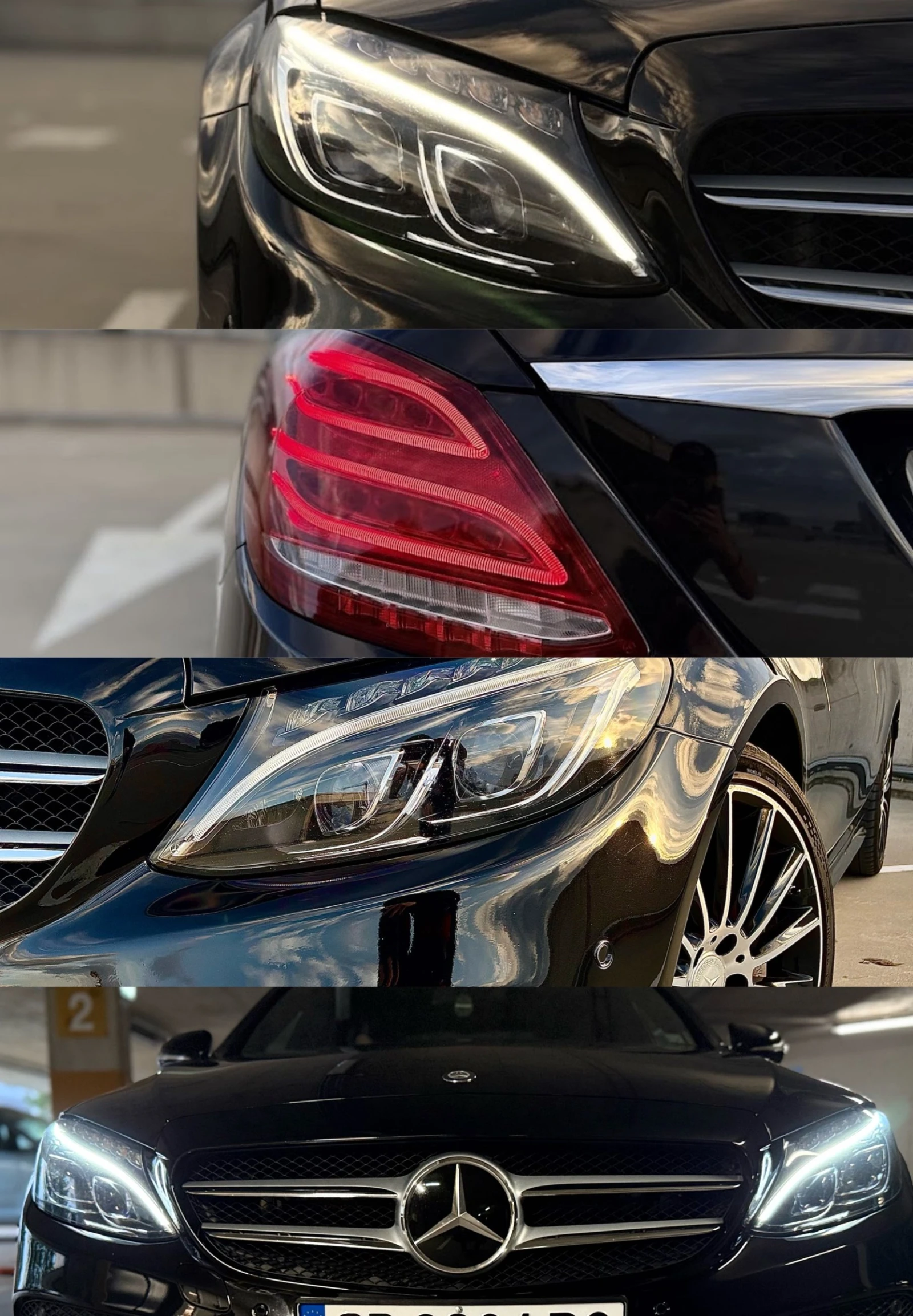 Mercedes-Benz C 300 Diesel+ Hybrid, AMG Line, Burmester | Mobile.bg   13