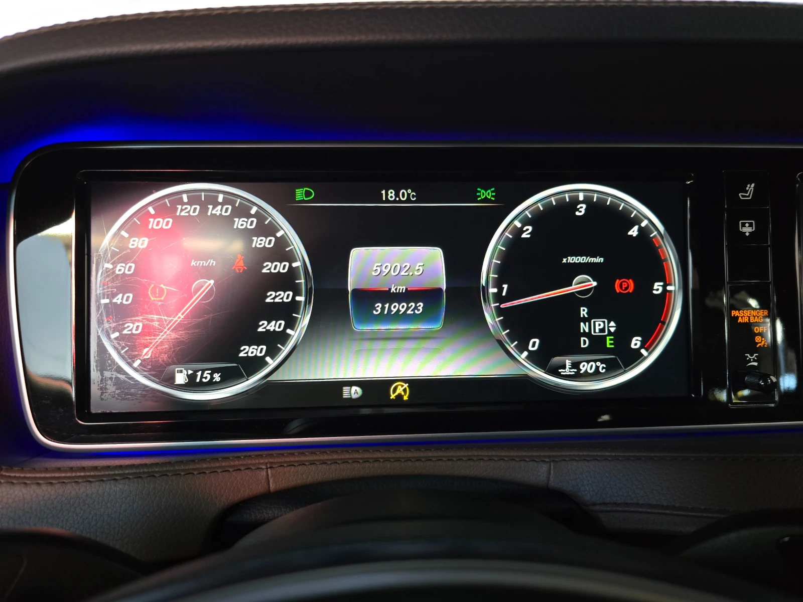 Mercedes-Benz S 350 LONG 4MATIC AMG | TV* BURMESTER* ���������*  | Mobile.bg � ����������� 10