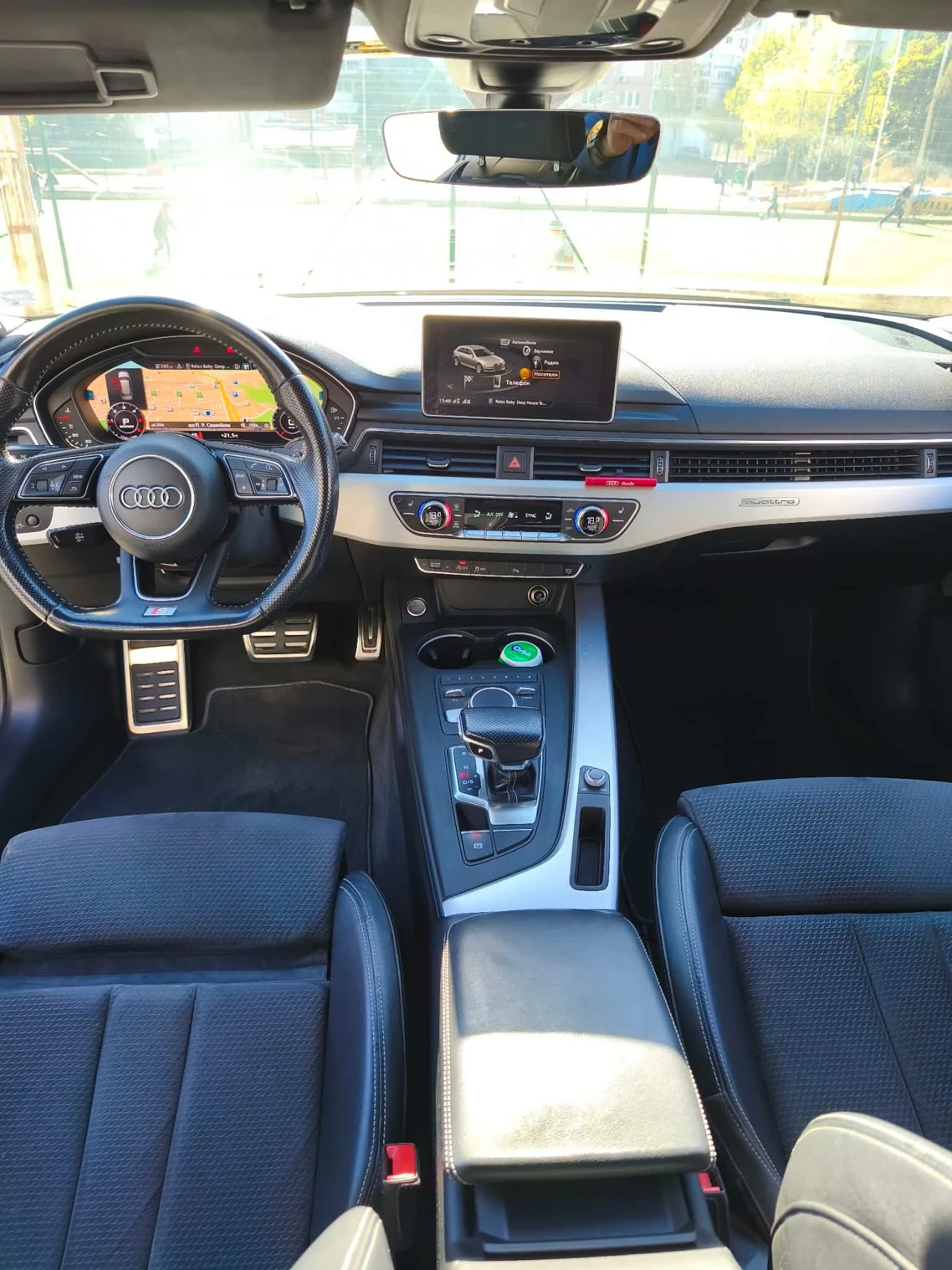 Audi A4 2.0TDI/190PS/QUATTRO/MATRIX/ VIRTUAL 3S-LINE, снимка 13 - Автомобили и джипове - 56728818