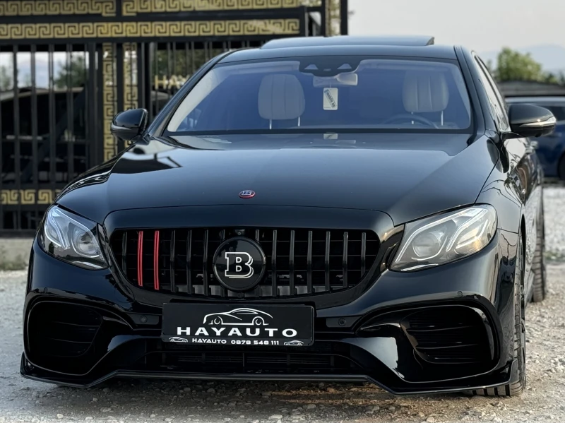 Mercedes-Benz E 350 d= BRABUS= DISTRONIC= KEYLESS= HUD= BURMESTER= DTR, снимка 1 - Автомобили и джипове - 47047959