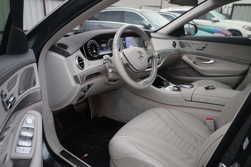 Mercedes-Benz S 550 L AMG 4M AIR KeyGO 360 MASSAGE SoftClose BURM Pano, снимка 11 - Автомобили и джипове - 53450584