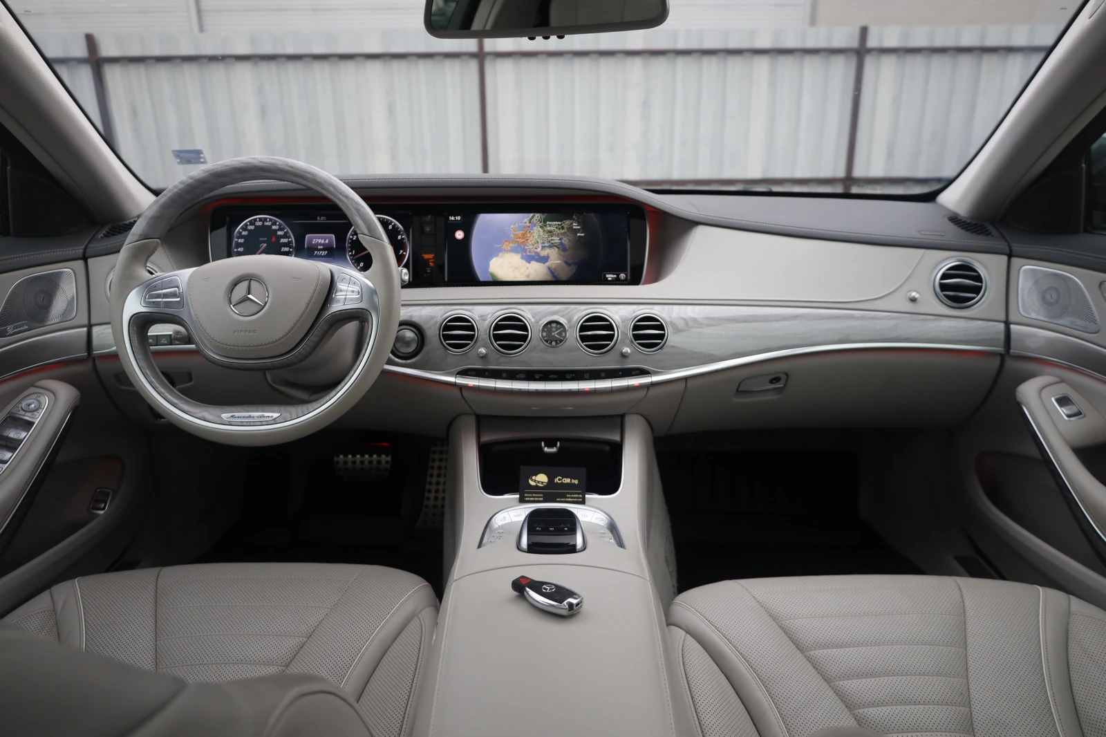 Mercedes-Benz S 550 L AMG 4M AIR KeyGO 360 MASSAGE SoftClose BURM Pano | Mobile.bg � ����������� 12