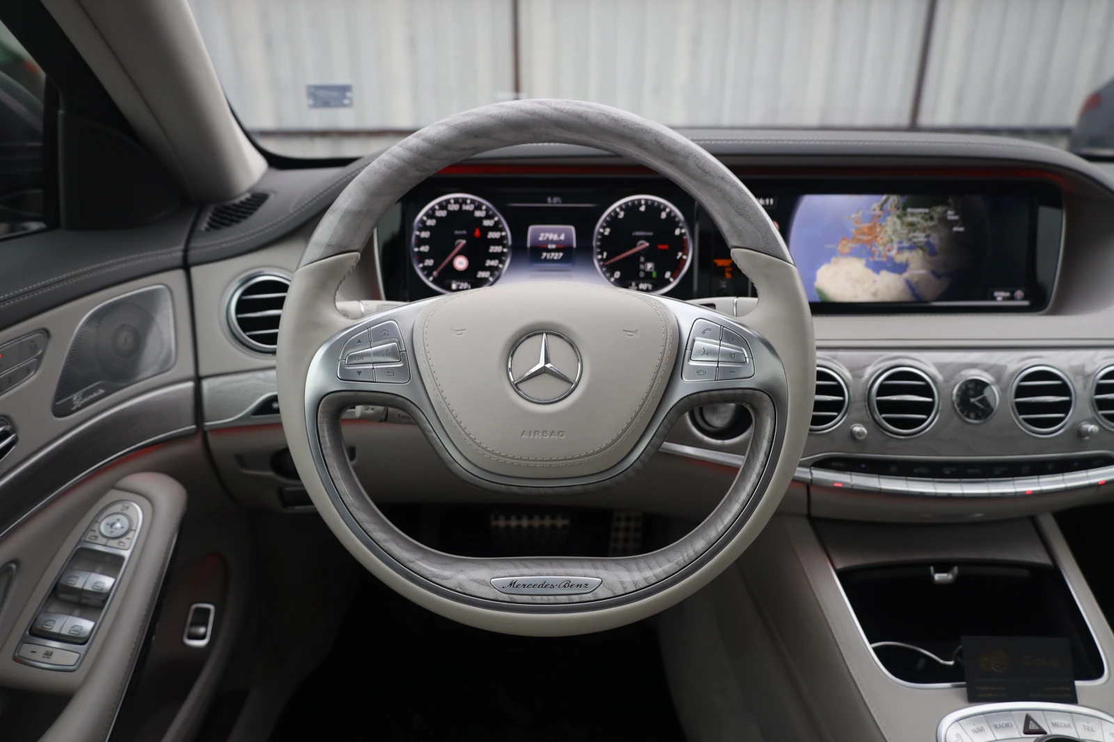 Mercedes-Benz S 550 L AMG 4M AIR KeyGO 360 MASSAGE SoftClose BURM Pano | Mobile.bg � ����������� 13
