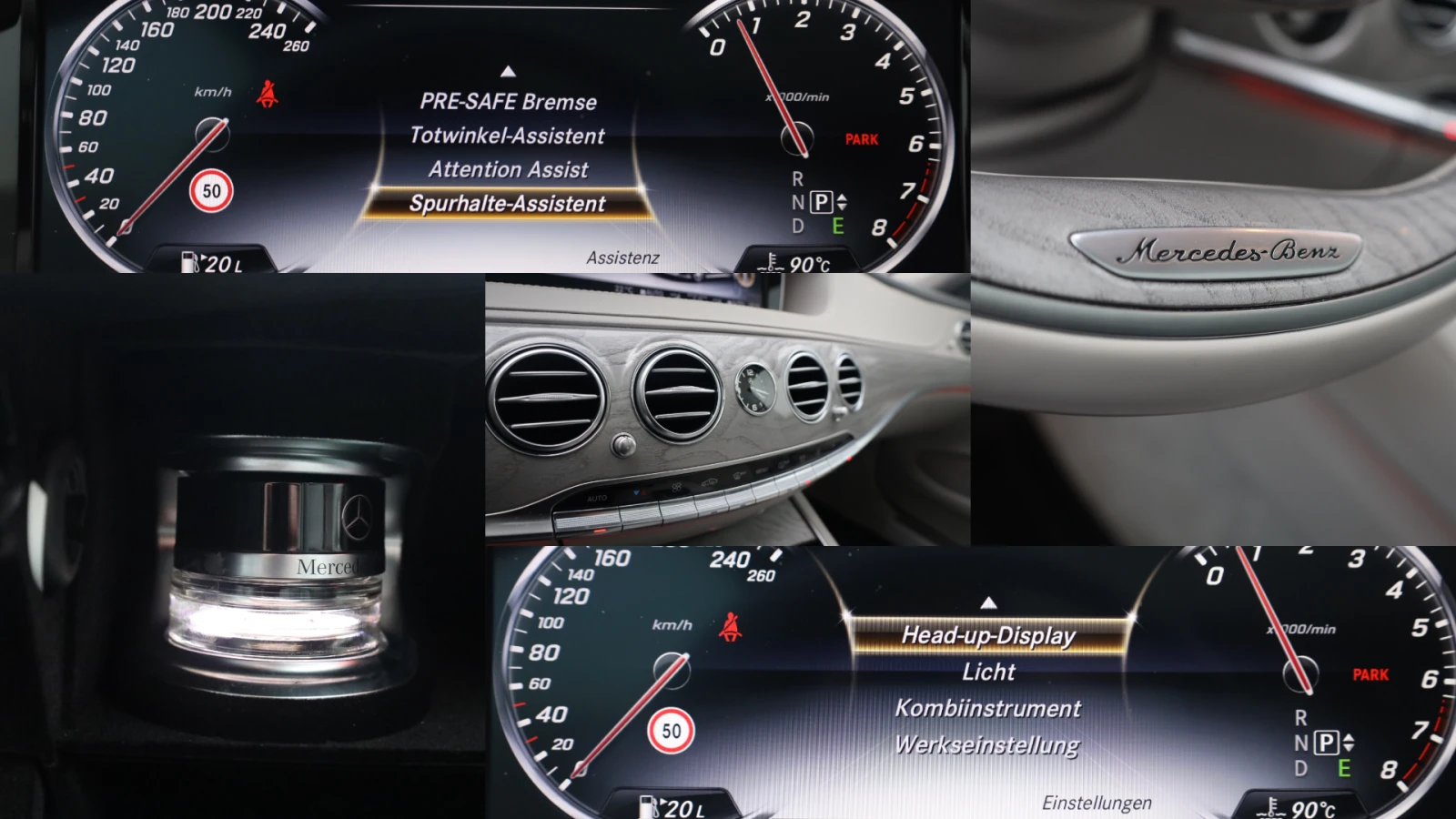 Mercedes-Benz S 550 L AMG 4M AIR KeyGO 360 MASSAGE SoftClose BURM Pano | Mobile.bg � ����������� 15