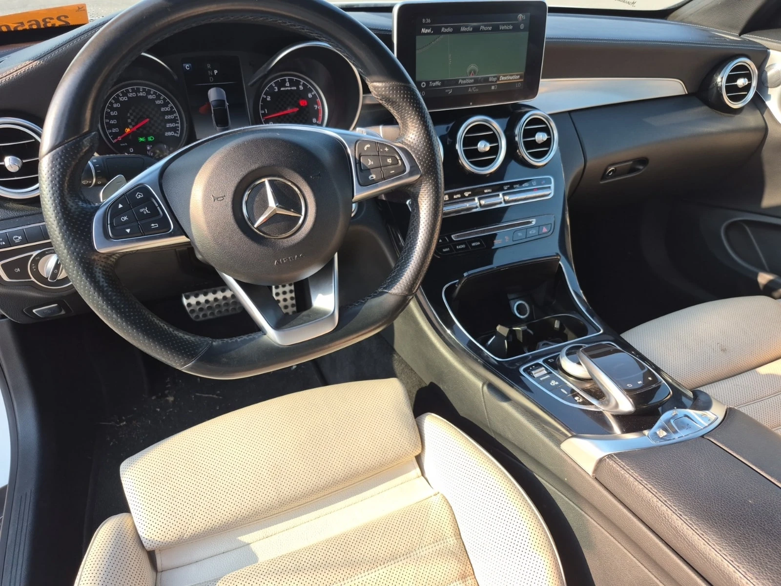Mercedes-Benz C 43 AMG CARFAX/ПОДГРЕВ/ОБДУХ/ПАМЕТ/, снимка 10 - Автомобили и джипове - 55806828
