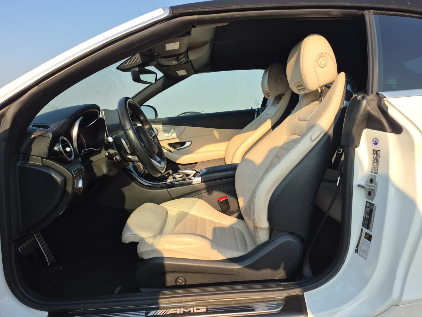Mercedes-Benz C 43 AMG CARFAX/ПОДГРЕВ/ОБДУХ/ПАМЕТ/, снимка 5 - Автомобили и джипове - 55806828