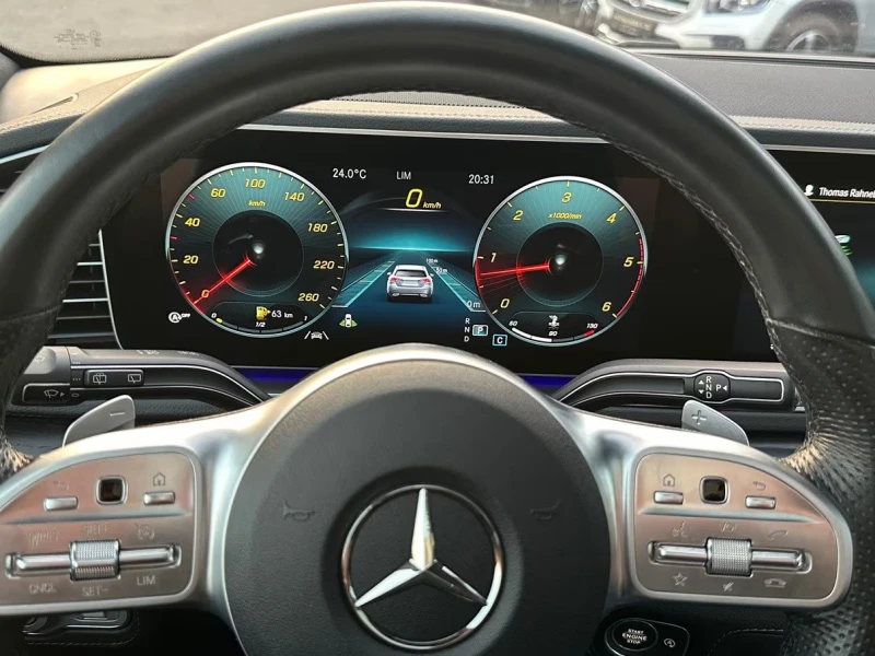 Mercedes-Benz GLS 400 AMG/330HP/6S/PANO/LUFT/360/BLACK/716v, снимка 8 - Автомобили и джипове - 51669226