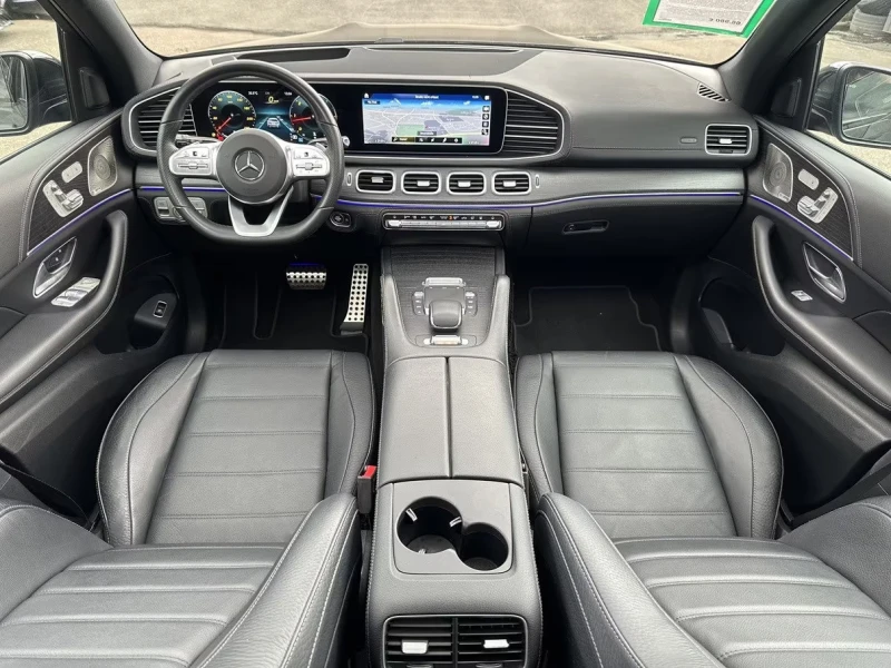 Mercedes-Benz GLS 400 AMG/330HP/6S/PANO/LUFT/360/BLACK/716v, снимка 9 - Автомобили и джипове - 51669226