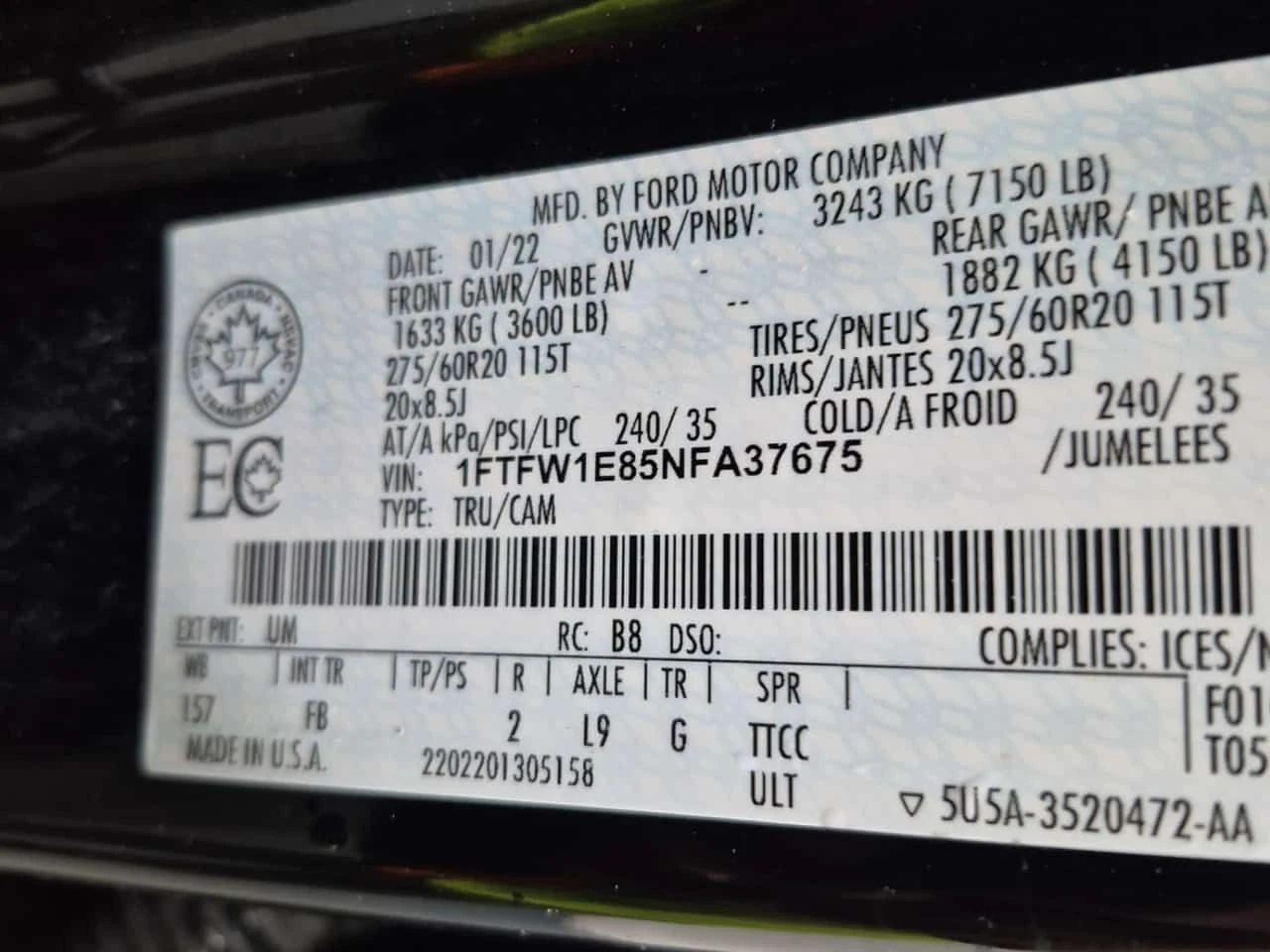 Ford F150 * XLT CREW CAB STD BED * CARFAX * ЦЕНА ДО БГ, снимка 17 - Автомобили и джипове - 53954533