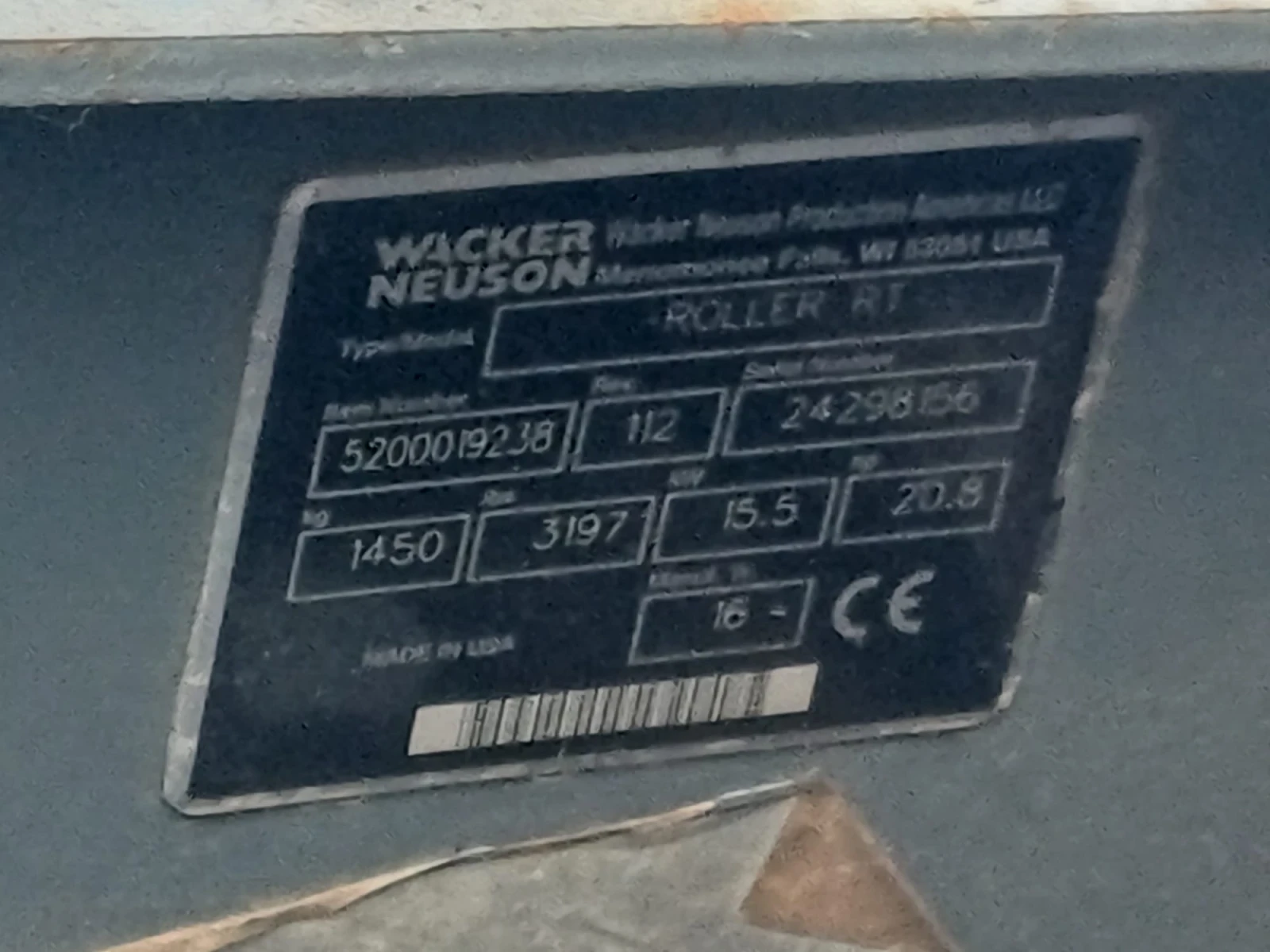 Валяк Ramax WACKER RT SC - изображение 5