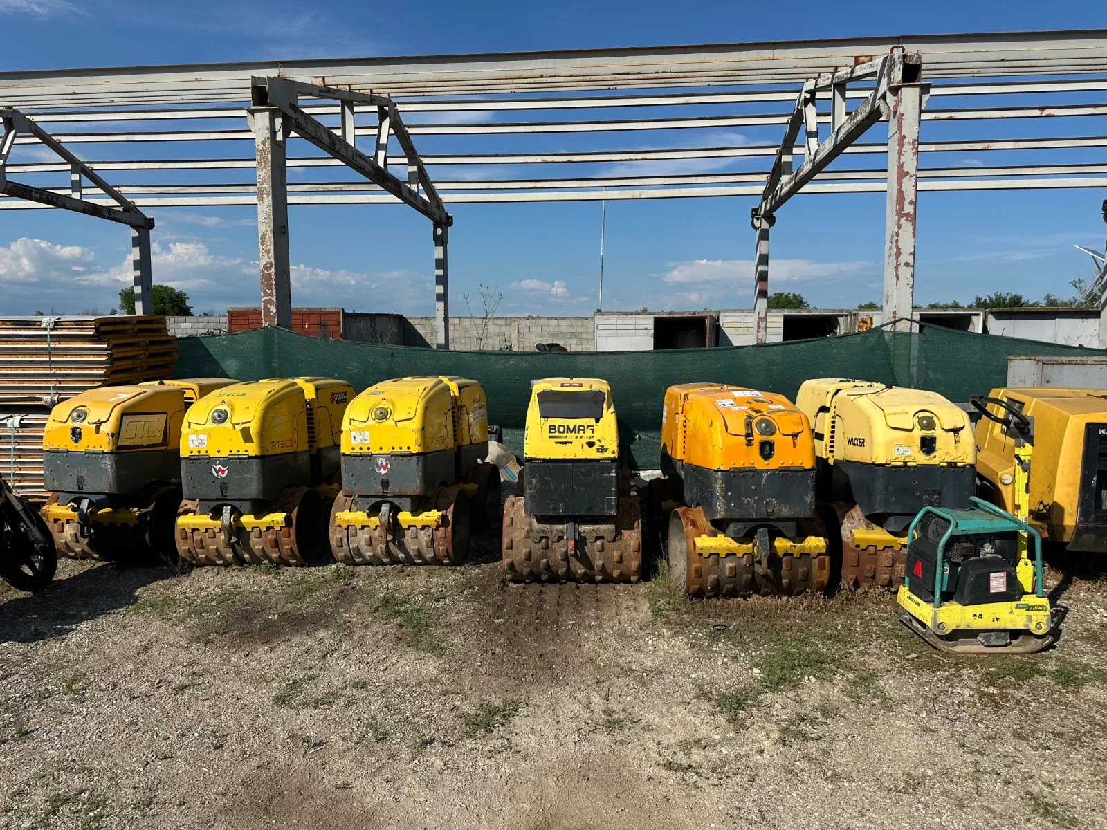 Валяк BOMAG Wacker rt sc2-3 НАЛИЧЕН, снимка 4 - Индустриална техника - 35069060