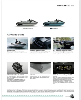 Джет Bombardier Sea Doo Gtx 325 LIMITED , снимка 4