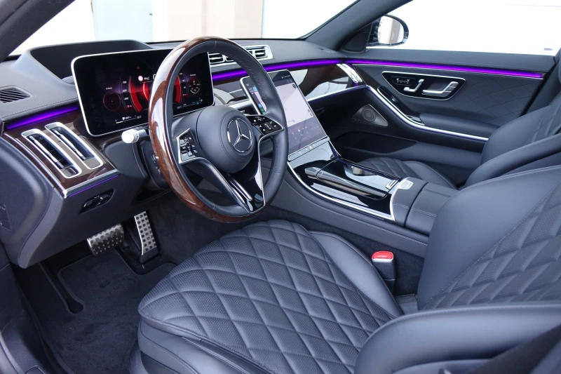 Mercedes-Benz S 450 4 MATIC* AMG* 3 TV* EXCLUSIVE* LONG* , снимка 10 - Автомобили и джипове - 52606540