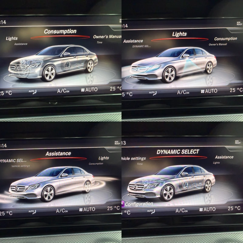 Mercedes-Benz E 220 6.3 AMG OPTIC/9G/LED/BI XENON/NAVI/BURMESTER, снимка 16 - Автомобили и джипове - 52693301