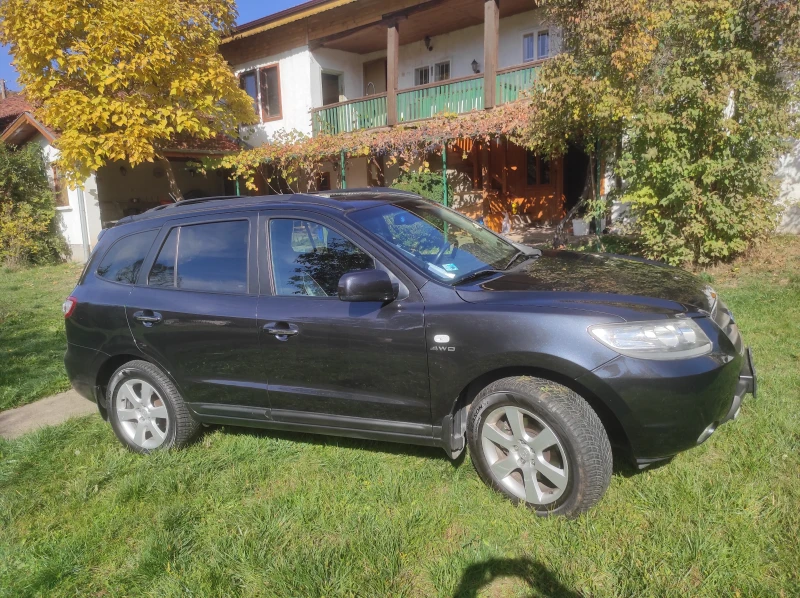 Hyundai Santa fe 2.2 CDI; 4х4; 6+ 1, кожен салон , снимка 2 - Автомобили и джипове - 48043760