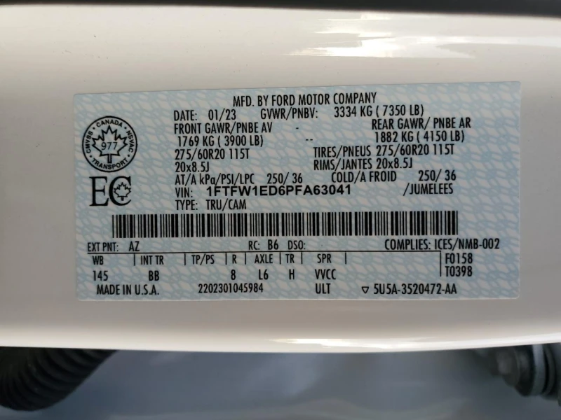 Ford F150 3.5l Supercrew, снимка 12 - Автомобили и джипове - 53578019