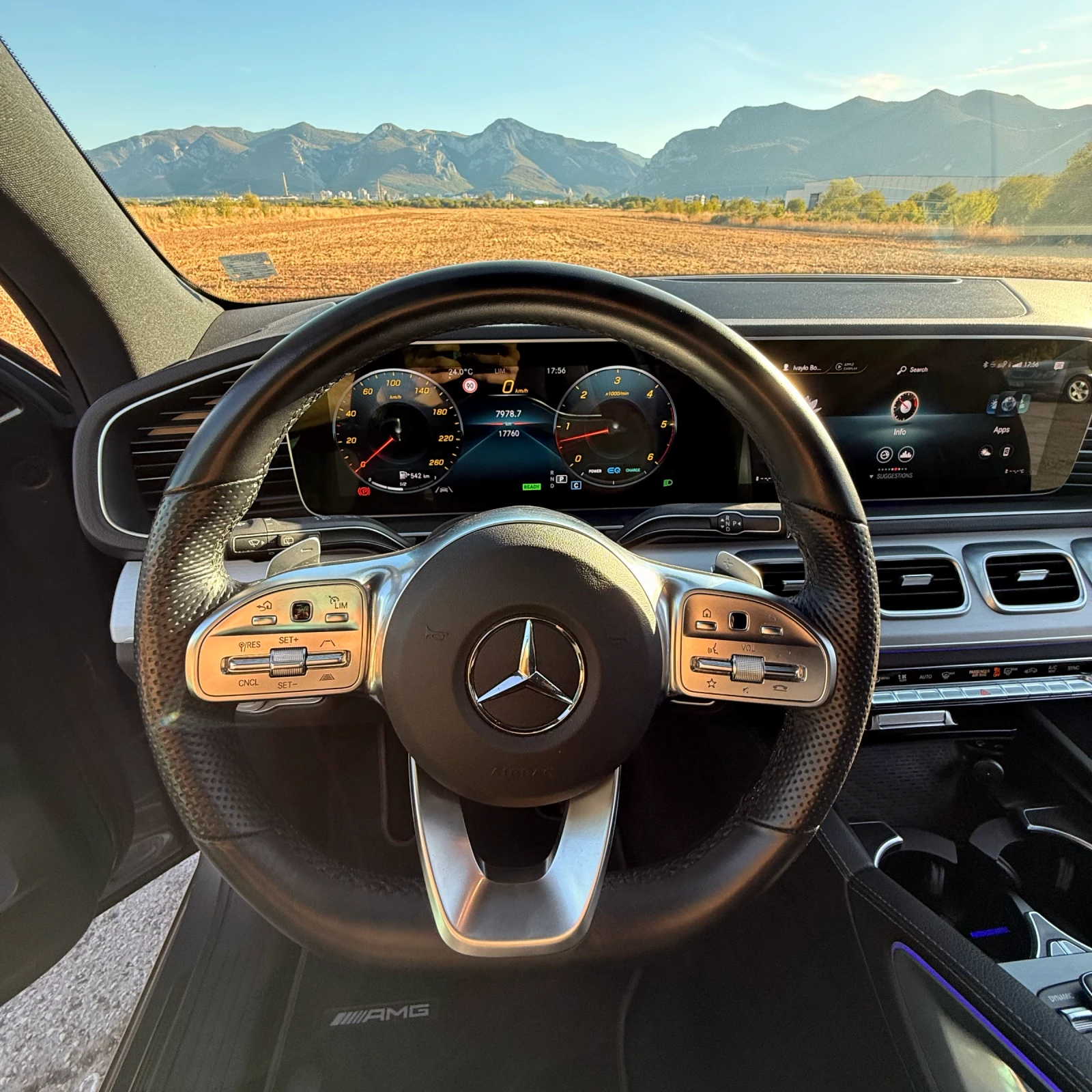 Mercedes-Benz GLE 300 d/ AMG/ Night/ AIRMATIC/ Гаранция 2028, снимка 16 - Автомобили и джипове - 56129882
