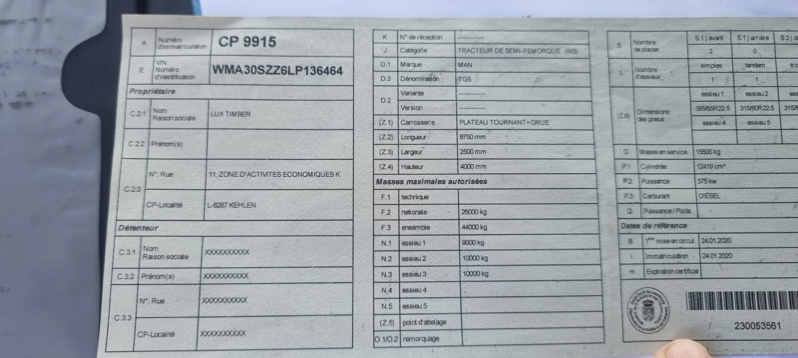 Man Tgs 33.510 ДЪРВАРКА, снимка 9 - Камиони - 54247589
