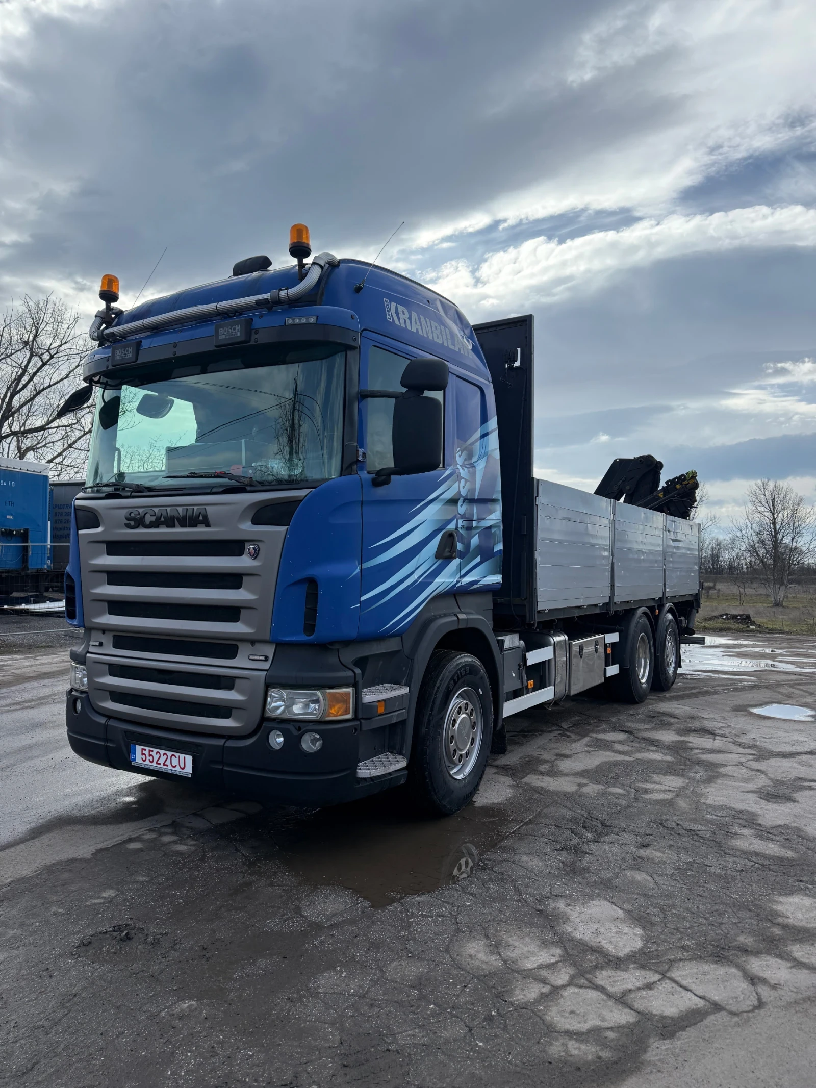 Scania R 500 Scania R500 18 метра кран , снимка 10 - Камиони - 54390969