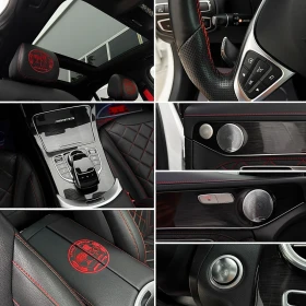 Mercedes-Benz C 63 AMG S/ STAGE 1/ DESIGNO/ PANO/ 3xTV/ NIGHT PACK/ F1, снимка 13