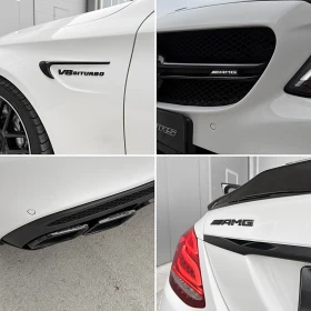 Mercedes-Benz C 63 AMG S/ STAGE 1/ DESIGNO/ PANO/ 3xTV/ NIGHT PACK/ F1, снимка 12
