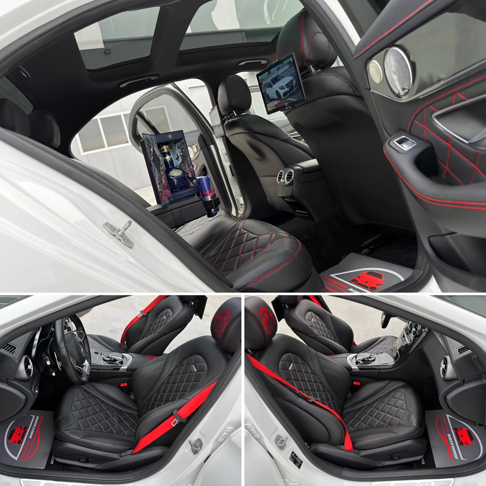 Mercedes-Benz C 63 AMG S/ STAGE 1/ DESIGNO/ PANO/ 3xTV/ NIGHT PACK/ F1, снимка 7 - Автомобили и джипове - 54973506