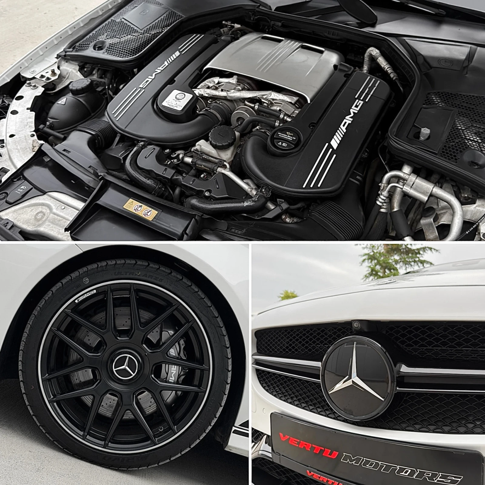 Mercedes-Benz C 63 AMG S/ STAGE 1/ DESIGNO/ PANO/ 3xTV/ NIGHT PACK/ F1, снимка 11 - Автомобили и джипове - 54973506