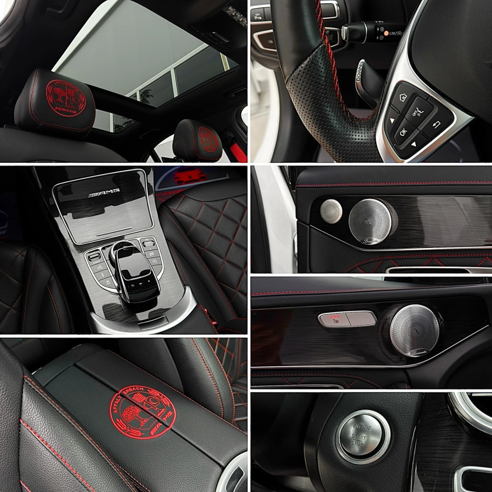 Mercedes-Benz C 63 AMG S/ STAGE 1/ DESIGNO/ PANO/ 3xTV/ NIGHT PACK/ F1, снимка 13 - Автомобили и джипове - 54973506