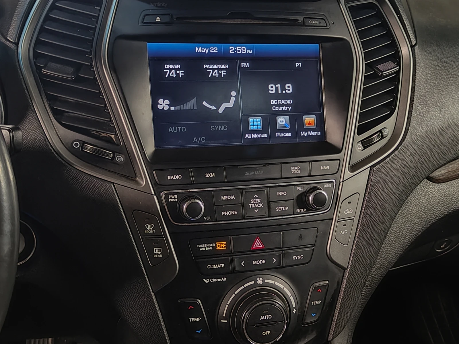 Hyundai Santa fe, снимка 8 - Автомобили и джипове - 54718887
