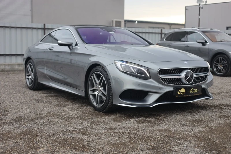 Mercedes-Benz S 500 Coupe 4M AMG SWAROVSKI #Nappa #МАСАЖ #TV#Burmester, снимка 3 - Автомобили и джипове - 43733711