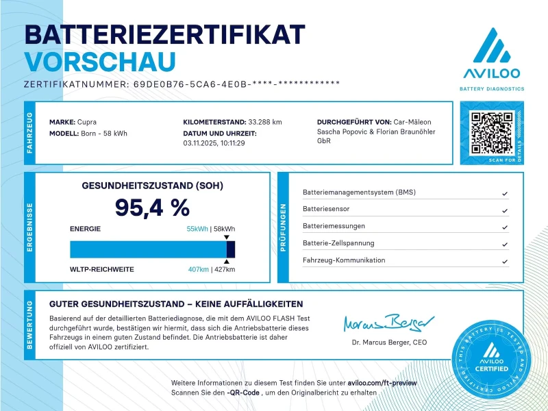 Cupra Born 150 kW* Keyless* 360* ACC* LED* SHZ* , снимка 14 - Автомобили и джипове - 52595598
