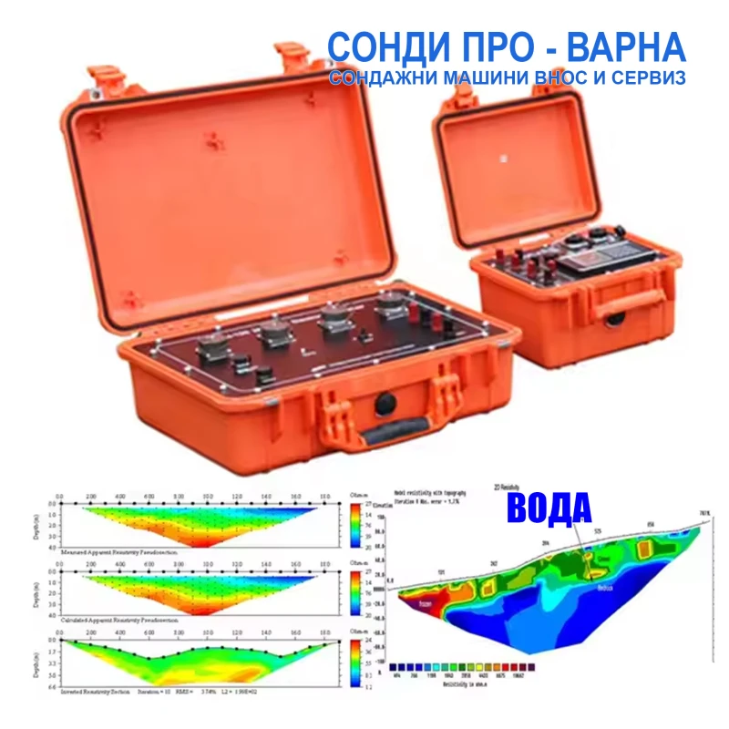 Други специализирани машини Друга 3D електрорезистивен томограф 3D-4A-100 до 100 м, снимка 1 - Индустриална техника - 48469793