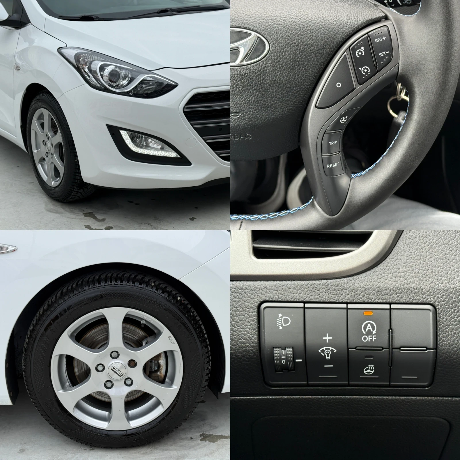 Hyundai I30 1.6CRDi, LED, * 118 000км* EURO 6B! KTEO OK! ТОП!, снимка 17 - Автомобили и джипове - 54206261