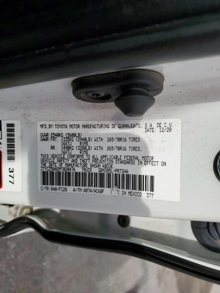 Toyota Tacoma 3.5l Sr5 V6, снимка 12 - Автомобили и джипове - 54323667