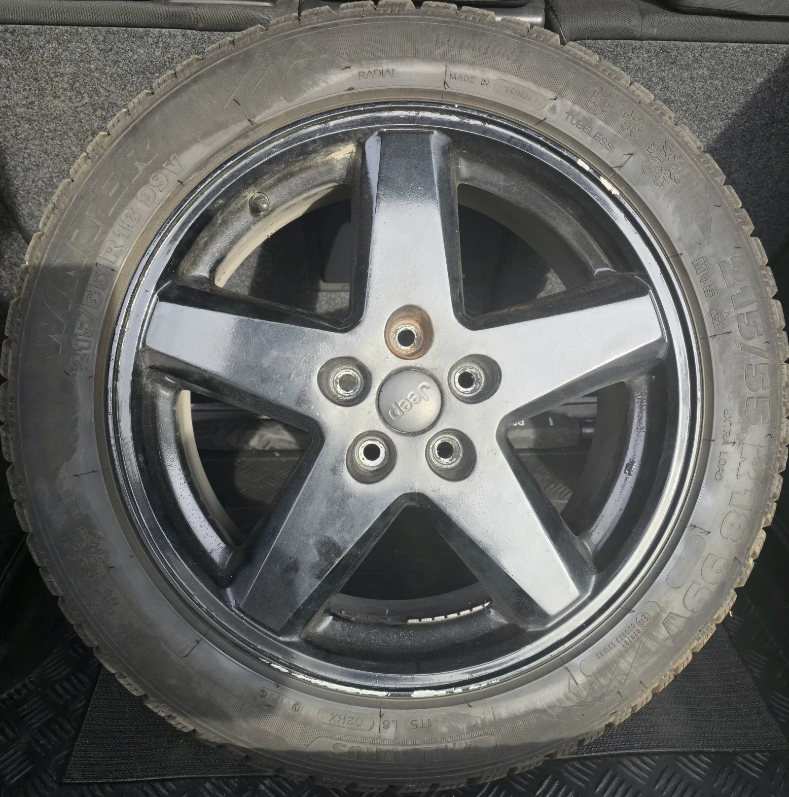 Гуми с джанти 215/55R18, снимка 4 - Гуми и джанти - 56717896