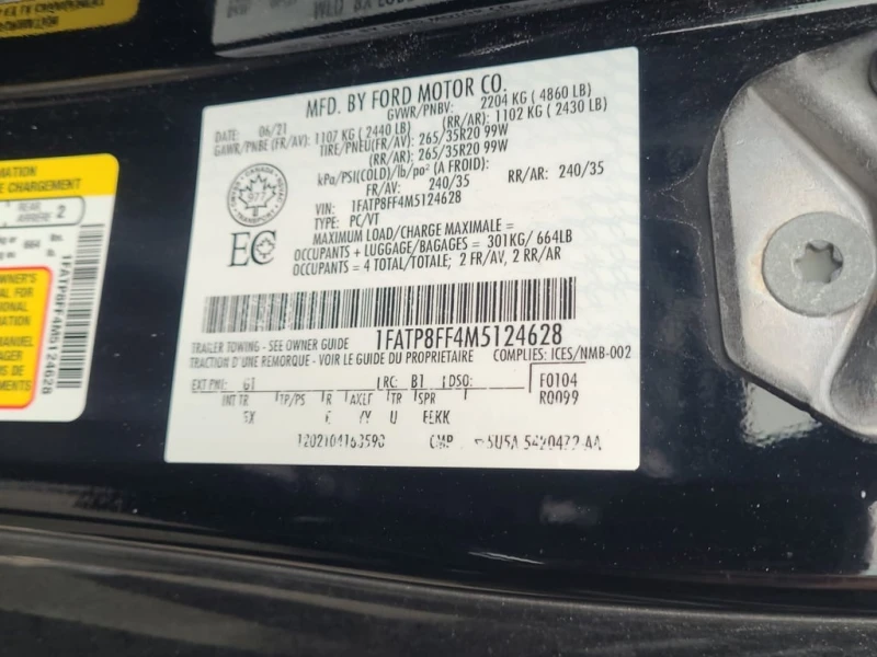 Ford Mustang * GT PREMIUM * CARFAX * БЕЗ ПЪРВОНАЧАЛНА ВНОСКА, снимка 7 - Автомобили и джипове - 53362957