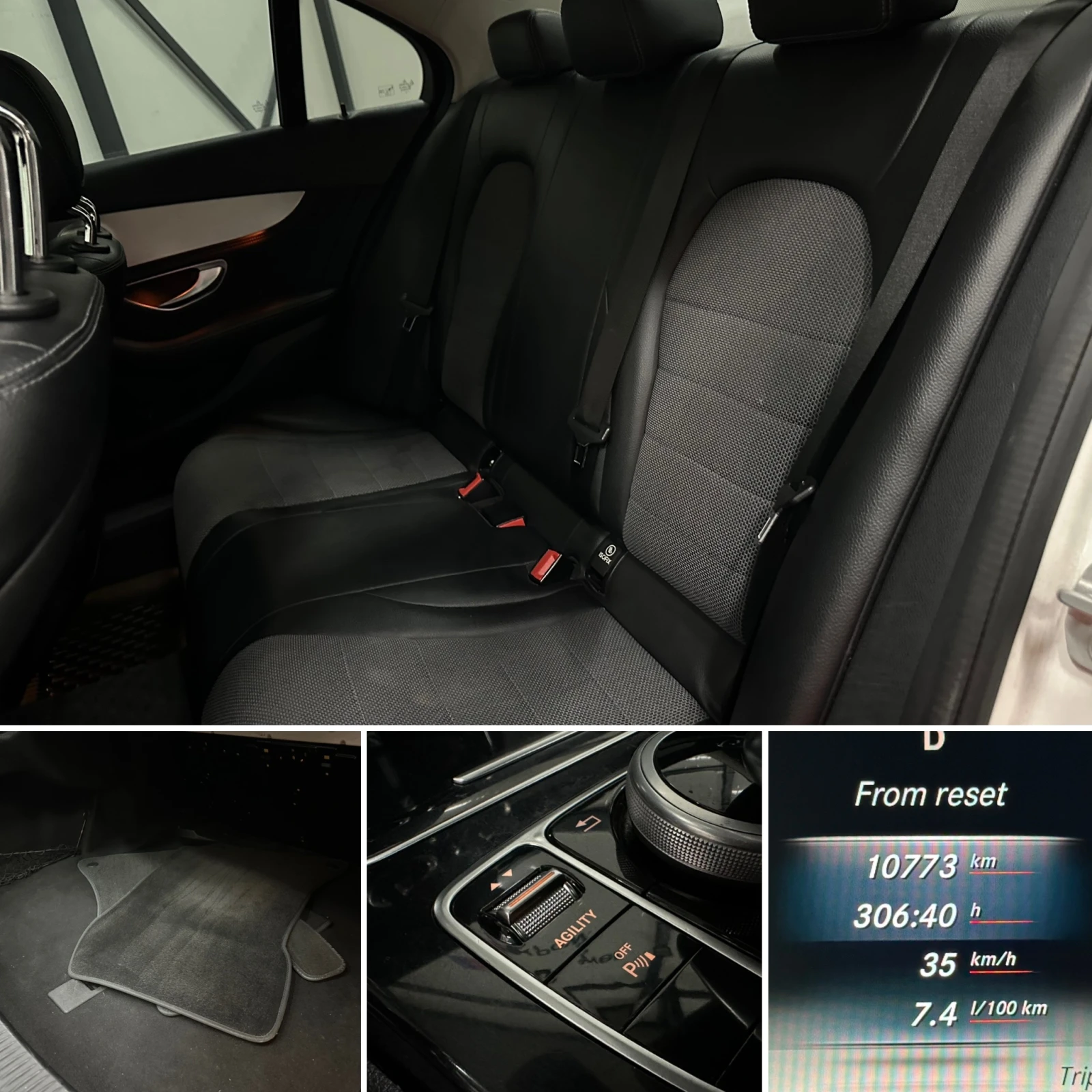Mercedes-Benz C 220 * AMG LINE * САМОПАРКИРАНЕ* ШИБЕДАХ* , снимка 17 - Автомобили и джипове - 54290479