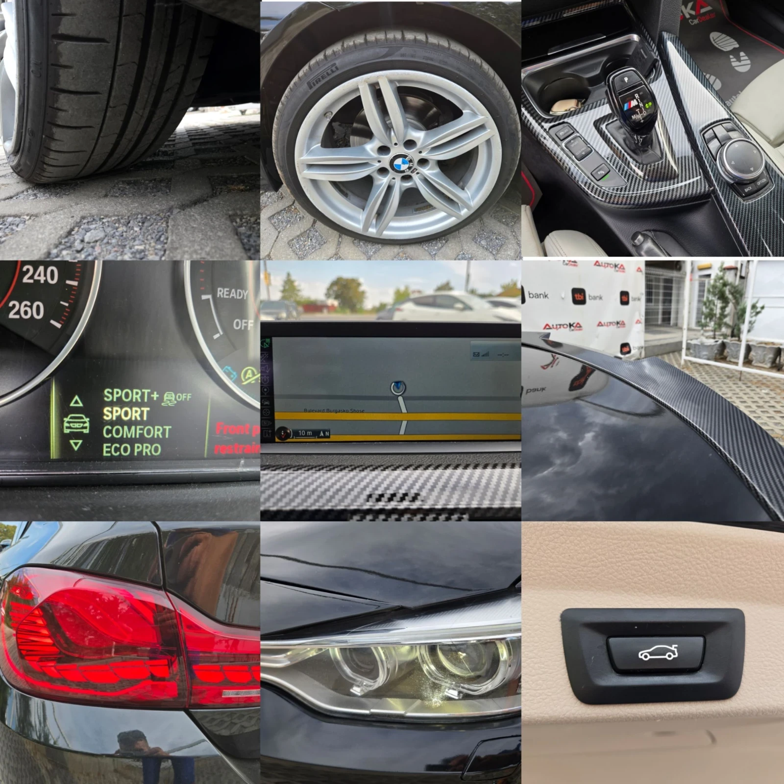 BMW 420 2.0D-190кс= M sport package= xDrive= LED= 8ck, снимка 16 - Автомобили и джипове - 55954505