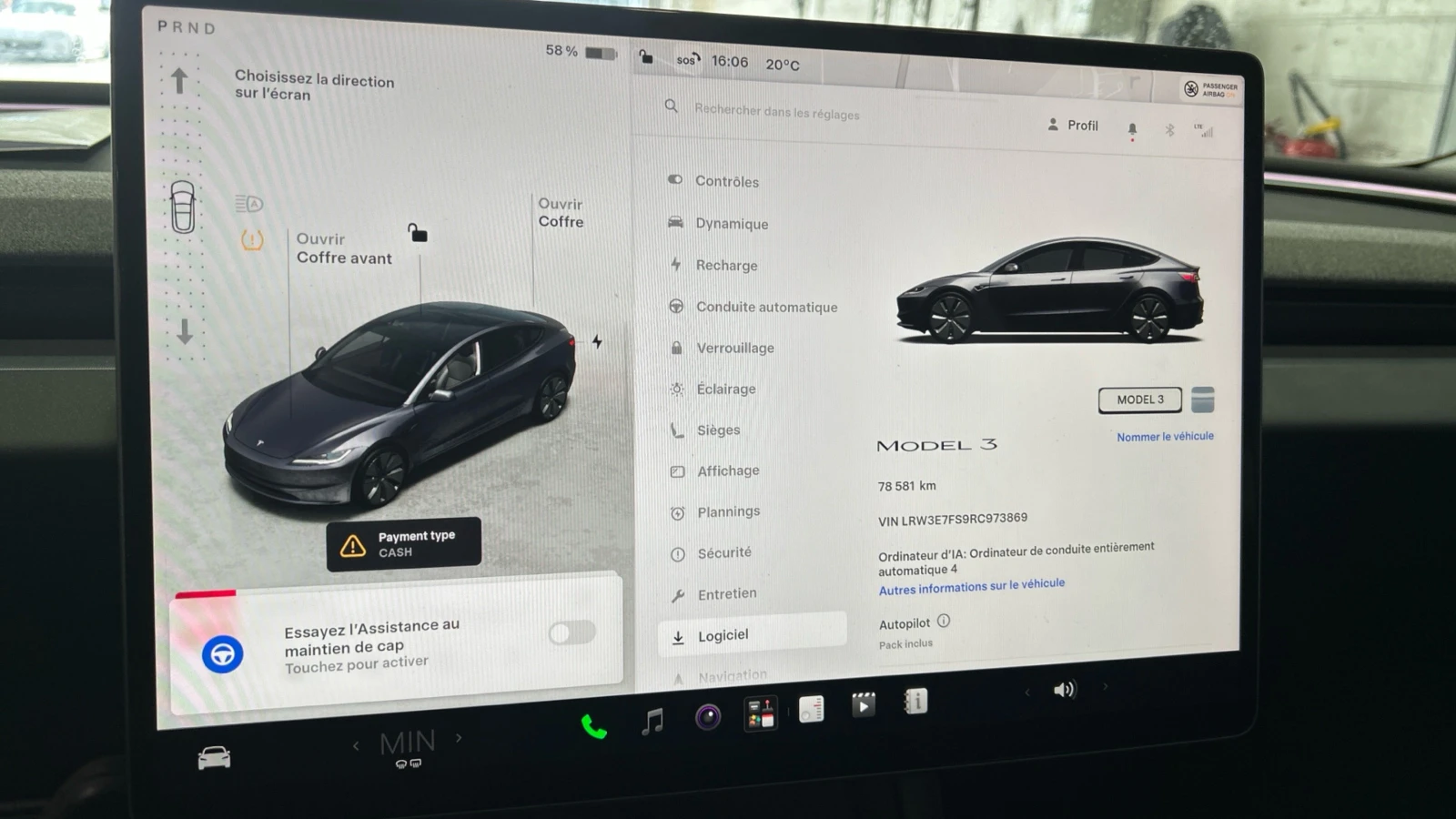 Tesla Model 3 Standart range Leather LED Navi, снимка 9 - Автомобили и джипове - 56653622