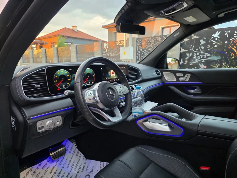 Mercedes-Benz GLS 400 D 4MATIC FULL AMG LINE 7-МЕСТЕН ПАНО ЛИЗИНГ 100%, снимка 13 - Автомобили и джипове - 50670150