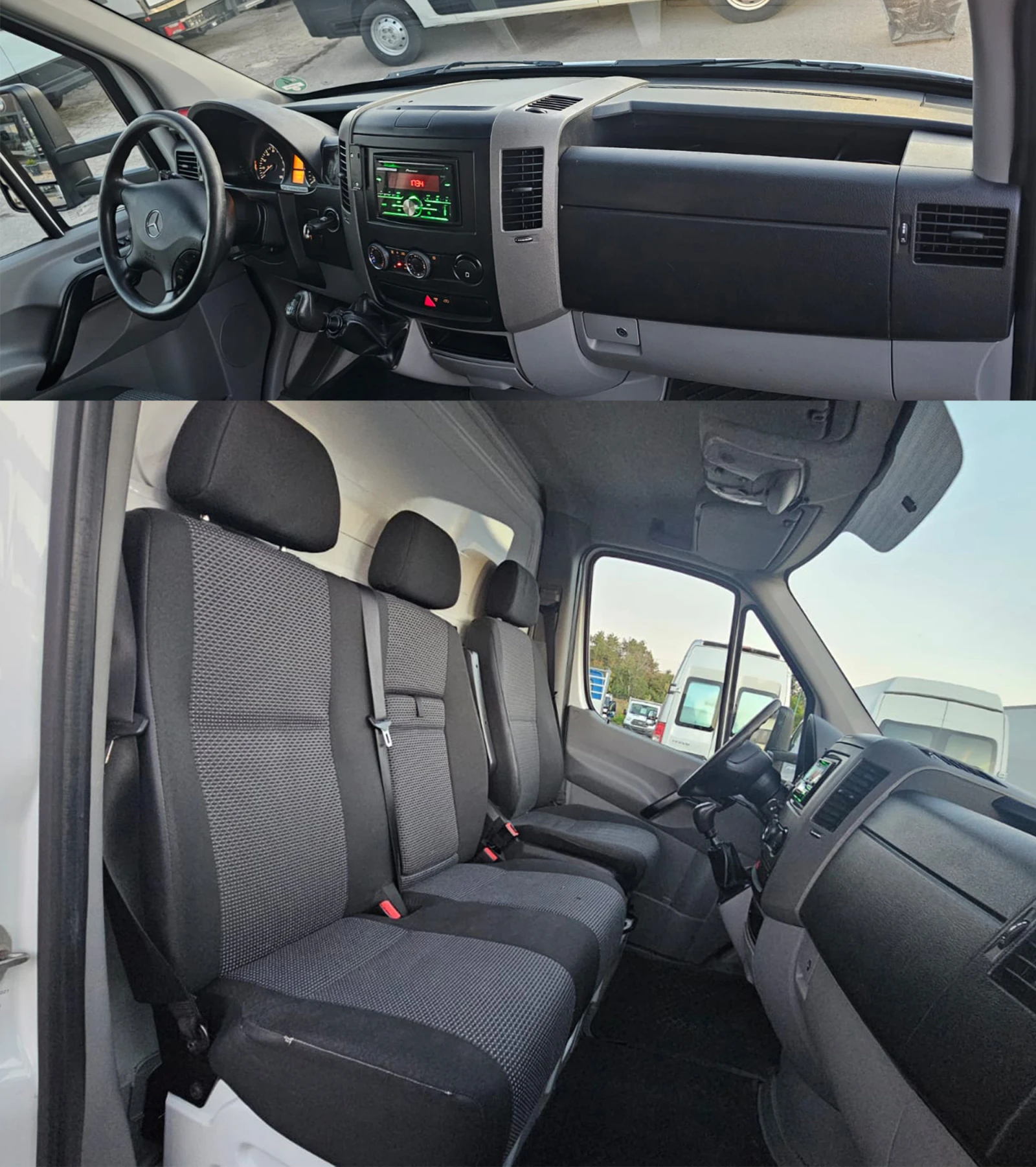 Mercedes-Benz Sprinter 319 3.0D 6SP CH-П. БОРД-ХЛАДИЛЕН-ИСТОРИЯ-ТОП СЪСТ., снимка 13 - Бусове и автобуси - 56034199